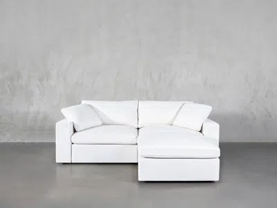 7th Avenue 3-seat Modular Chaise Sectional In White