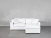 7th Avenue 3-seat Modular Chaise Sectional In Natural White