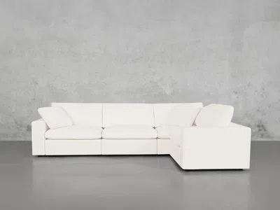 7th Avenue 4-seat Modular Corner Right Sectional - Natural White / Classic / Standard