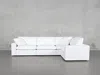 7th Avenue 4-seat Modular Corner Right Sectional - Pure White / Classic / Standard In White