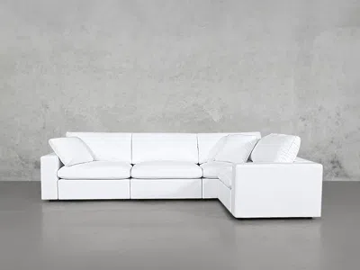 7th Avenue 4-seat Modular Corner Right Sectional - Pure White / Classic / Standard