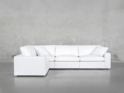 7th Avenue 4-seat Modular Corner Sectional In White