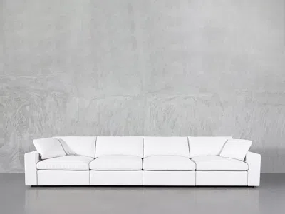 7th Avenue 4-seat Modular Sofa In White