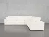7th Avenue 5-seat Modular Corner Right Sectional - Natural White / Classic / Standard In White