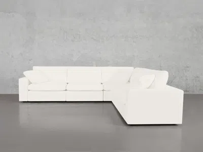7th Avenue 5-seat Modular Corner Right Sectional - Natural White / Classic / Standard
