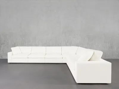 7th Avenue 6-seat Modular Corner Right Sectional - Natural White / Classic / Standard