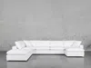 7th Avenue 7-seat Modular Chaise Corner Lounger Sectional In Charcoal Black