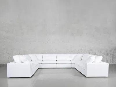 7th Avenue 8-seat Modular U-sectional In White