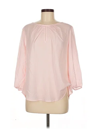 7th Avenue Design Studio New York & Company 3/4 Sleeve Blouse In Animal Print