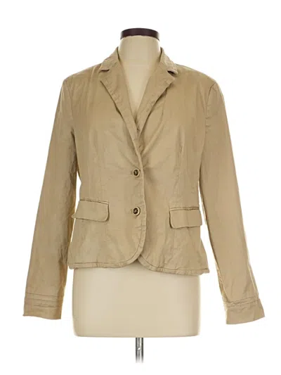 Pre-owned 7th Avenue Design Studio New York & Company Blazer Jacket In Tan