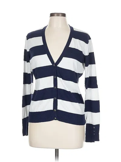 Pre-owned 7th Avenue Design Studio New York & Company Cardigan Sweater In Blue