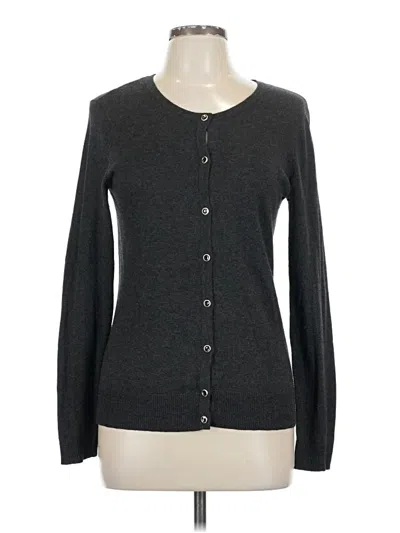 Pre-owned 7th Avenue Design Studio New York & Company Cardigan Sweater In Gray