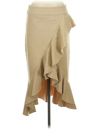 Pre-owned 7th Avenue Design Studio New York & Company Formal Skirt In Tan