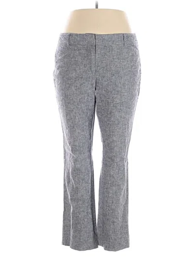 Pre-owned 7th Avenue Design Studio New York & Company Linen Pants In Gray
