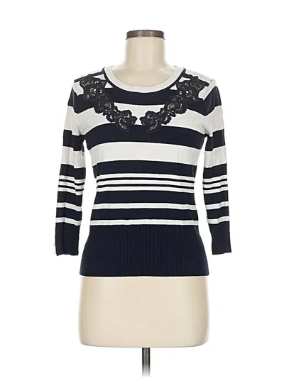 Pre-owned 7th Avenue Design Studio New York & Company Pullover Sweater In Blue