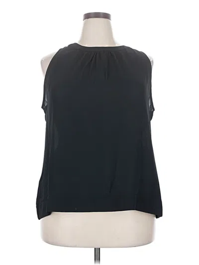 7th Avenue Design Studio New York & Company Sleeveless Blouse In Black