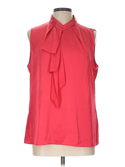 7th Avenue Design Studio New York & Company Sleeveless Blouse In Red