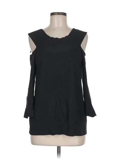 Pre-owned 7th Avenue Design Studio New York & Company Sweatshirt In Black