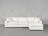 7th Avenue (test - Do Not Buy) 10-seat Modular Chaise Sectional - Natural White / Classic / Standard In White