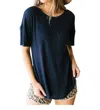 7th Ray Always Be Yours Top Shirt In Blue In Blue
