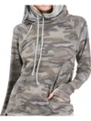 7th Ray Camo Side Zipper Hoodie In Camo Print In Multi