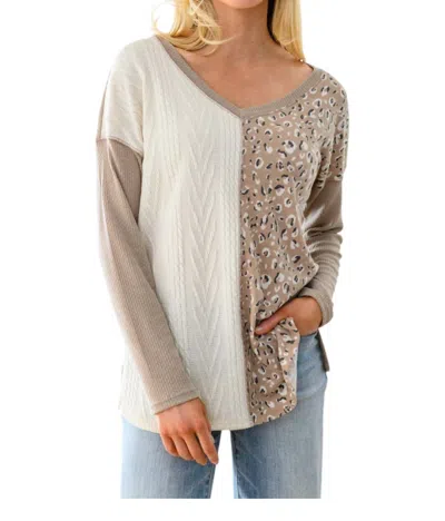 7th Ray Keep Me Longing Long Sleeve In Brown