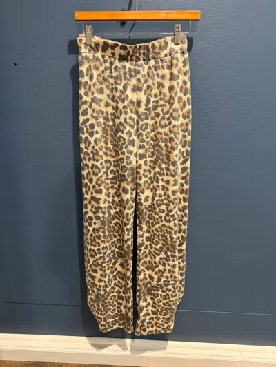 7th Ray Women's Casual Comfy Pants In Leopard Print In Multi
