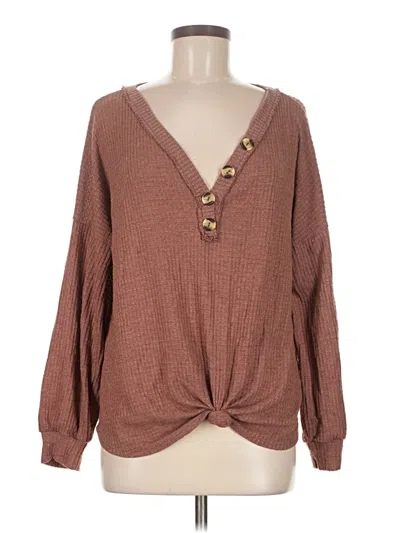 Pre-owned 7th Roy Pullover Sweater In Brown