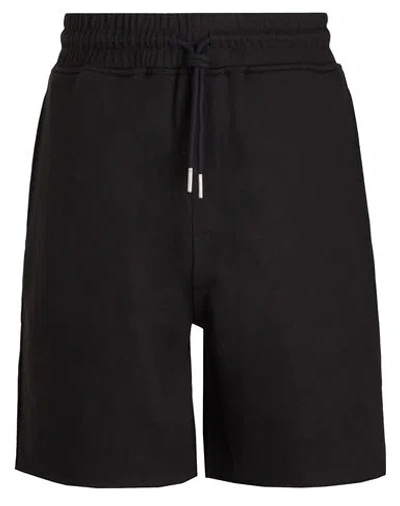 8 By Yoox Organic Cotton Pull-on Shorts Man Shorts & Bermuda Shorts Black Size Xl Organic Cotton