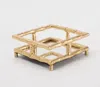 8 Oak Lane Bamboo Cocktail Napkin Tray In Gold
