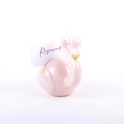 8 Oak Lane Flamingo Place Card Holder