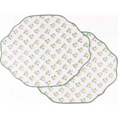 8 Oak Lane Garden Buds Set Of 4 Placemats
