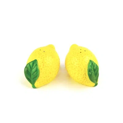 8 Oak Lane Lemon Salt & Pepper Shaker In Yellow