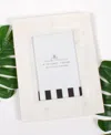 8 Oak Lane Marble Picture Frame, 4" X 6" In White