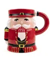 8 Oak Lane Nutcracker Ceramic Coffee Mug In Red
