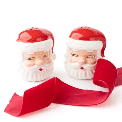 8 Oak Lane Red Santa Boxed Salt & Pepper Set