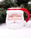 8 Oak Lane Santa Ceramic Coffee Mug In Red