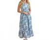 8 Oak Lane Stem Tie Top Smocked Dress In Hydrangea