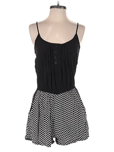 Pre-owned 8 Of Hearts Romper In Black