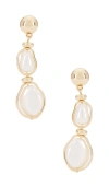 8 Other Reasons Baroque Dangle Earring In Metallic Gold