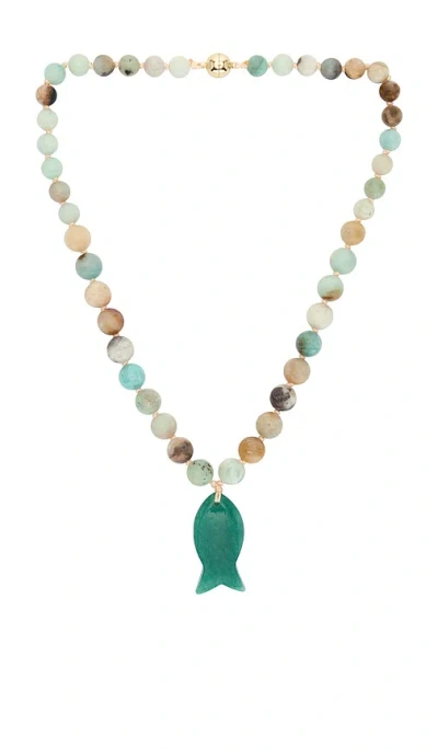8 Other Reasons Beaded Fish Pendant Necklace In Multi