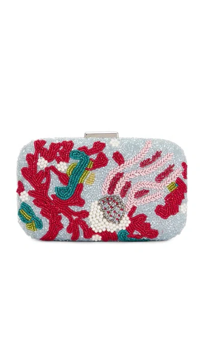 8 Other Reasons Beaded Sea Clutch In Blue Multi