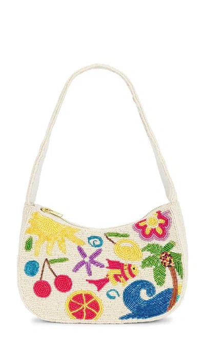 8 Other Reasons Beaded Sea Shoulder Bag In Ivory Multi