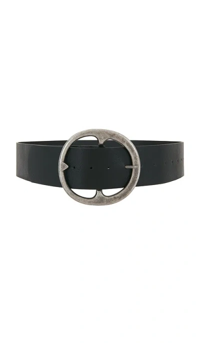 8 Other Reasons Belt With Statement Circular Buckle In Black