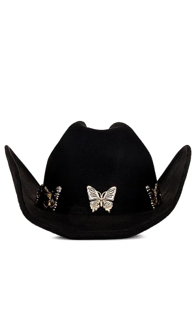 8 Other Reasons Butteryfly Cowboy Hat In Black