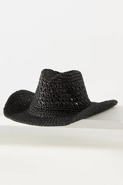 8 Other Reasons Charli Cutout Straw Rancher In Black