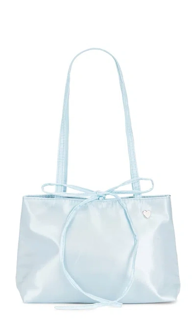 8 Other Reasons Cici Satin Tote Bag In Blue