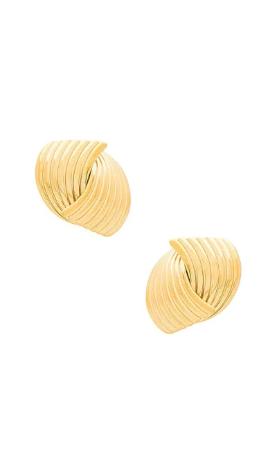 8 Other Reasons Circle Wrap Earrings In 金色