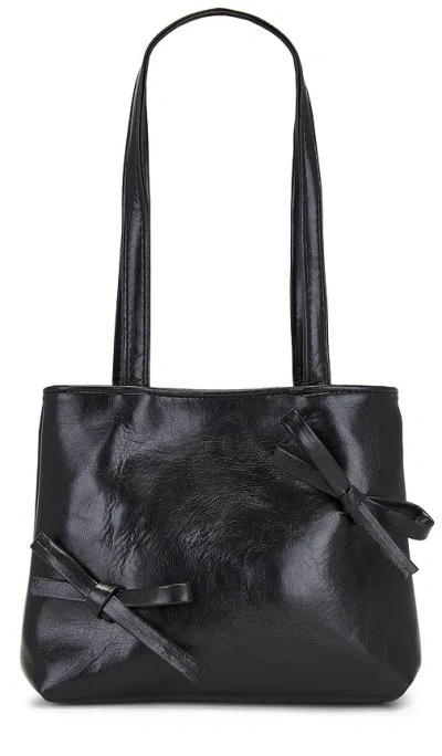 8 Other Reasons Double Bow Bag In 黑色