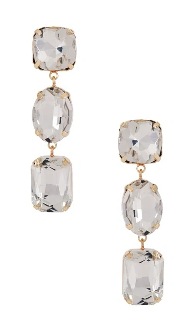 8 Other Reasons Estrella Drop Earrings In Metallic Gold